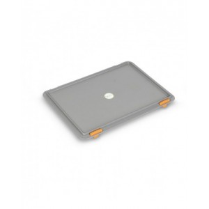 Coperchio con chiusura in polipropilene rigenerato, L400 x P300 x H30mm