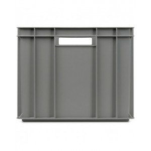 Contenitore Euro in polipropilene riciclato, L600 x P400 x H320mm, maniglie Aperte