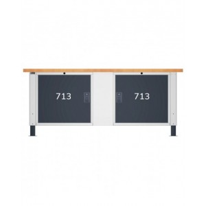 Banco da lavoro Work Master BR, 200cm