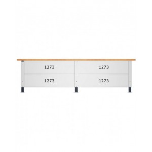 Banco da lavoro Work Master BR, 300cm