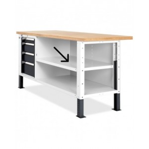 Piano aggiuntivo, L1273 x P605 x H35 mm