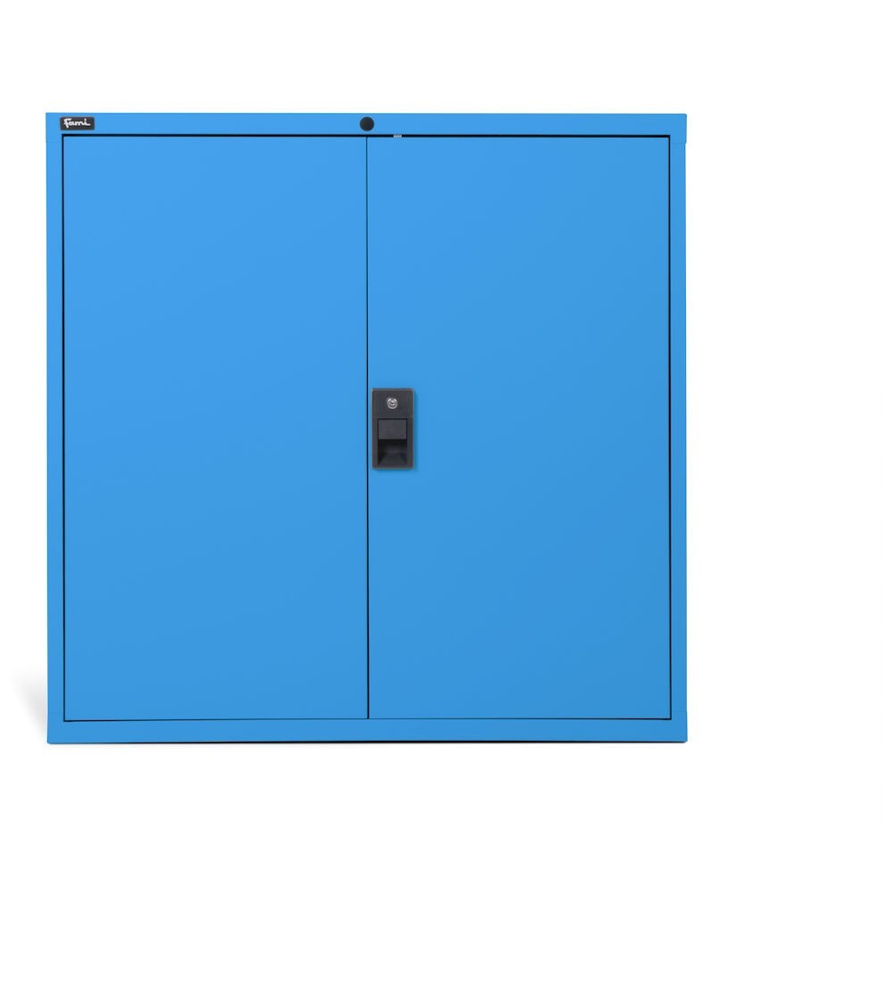 Armadio basso per ufficio, 2 ante, L1020 x P726 x H1000 mm