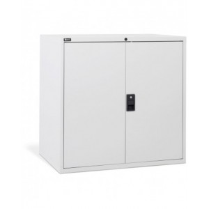 Armadio basso per ufficio, 2 ante, L1020 x P726 x H1000 mm