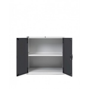 Armadio basso per ufficio, 2 ante, L1020 x P726 x H1000 mm