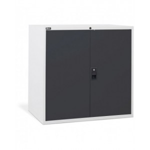 Armadio basso per ufficio, 2 ante, L1020 x P726 x H1000 mm