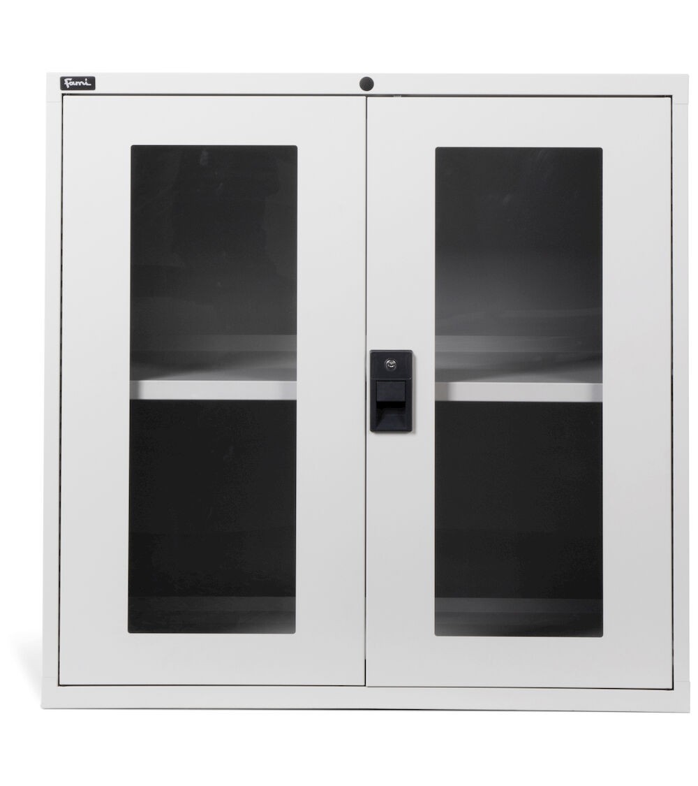 Armadio basso, 2 ante in policarbonato, L1020 x P726 x H1000 mm