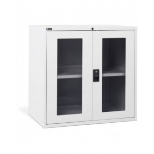 Armadio basso, 2 ante in policarbonato, L1020 x P726 x H1000 mm
