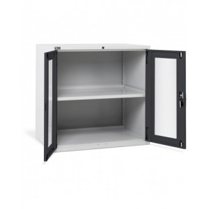 Armadio basso, 2 ante in policarbonato, L1020 x P726 x H1000 mm