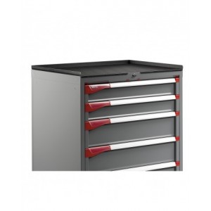 Top a 3 bordi rivestito in PVC, L715 x P576 x H23 mm