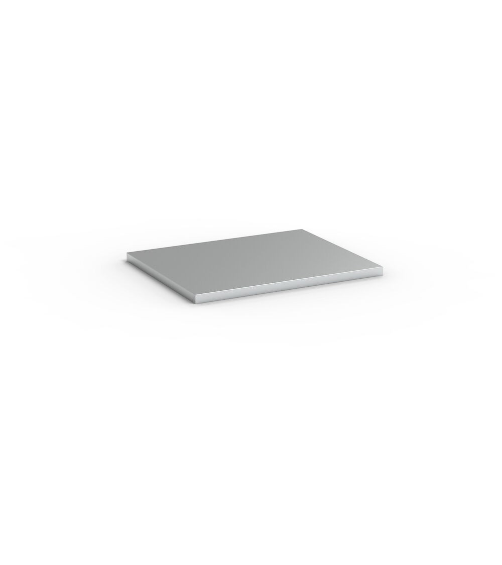 Top in acciaio inox, L714 x P573 x H23 mm