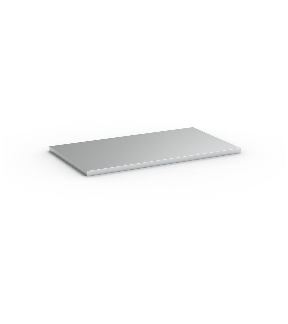 Top in acciaio inox, L1020 x P573 x H23 mm