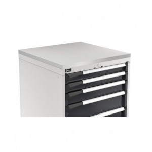 Top in acciaio inox, L1020 x P573 x H23 mm