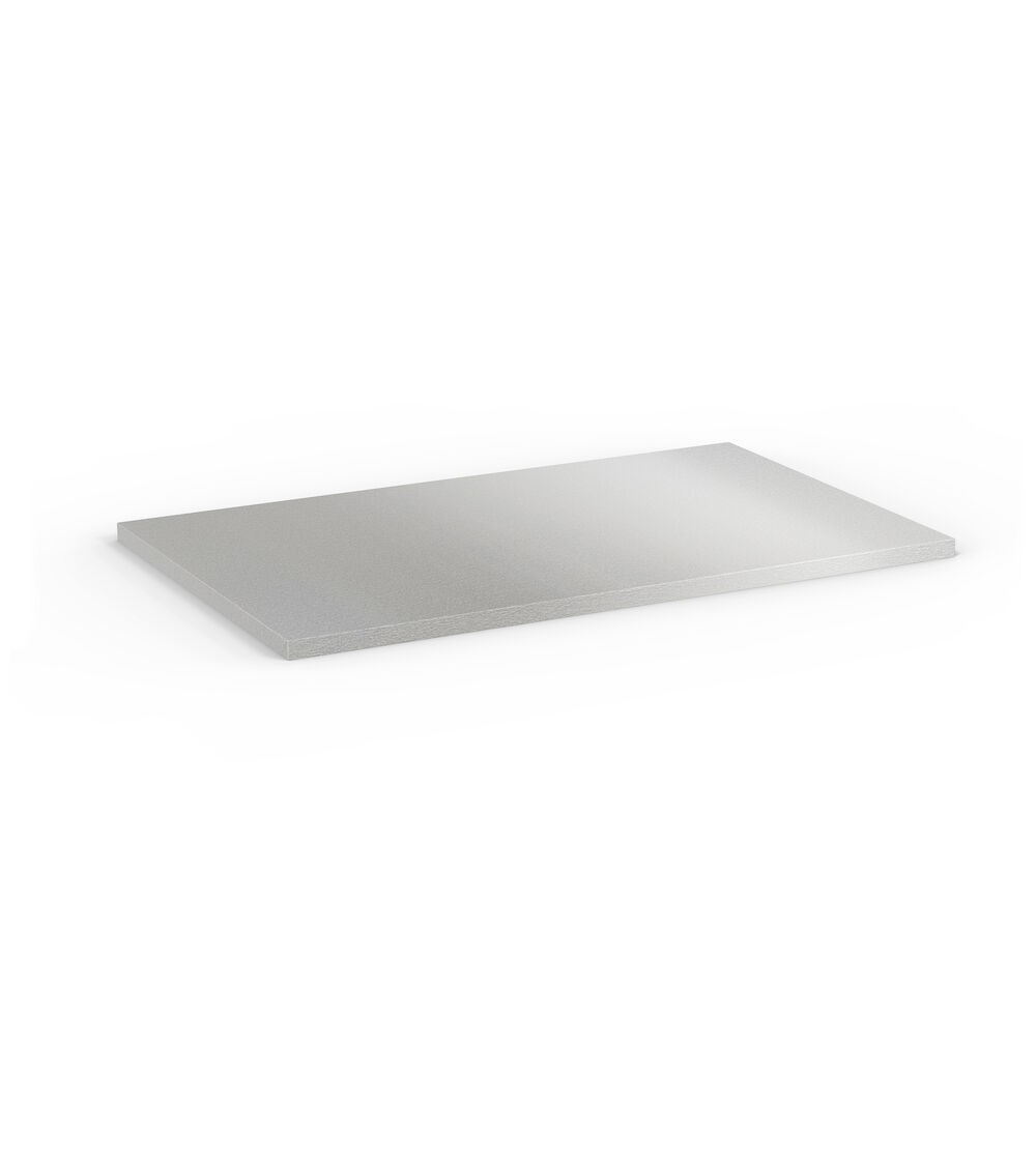 Top in acciaio inox, L1190 x P726 x H23 mm