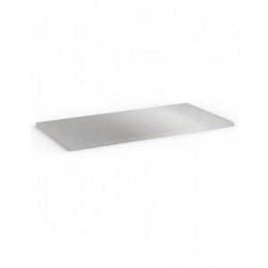 Top in acciaio inox, L1428 x P726 x H23 mm