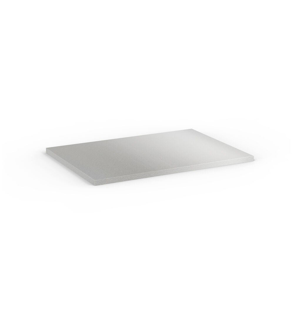 Top in acciaio inox, L1020 x P726 x H23 mm