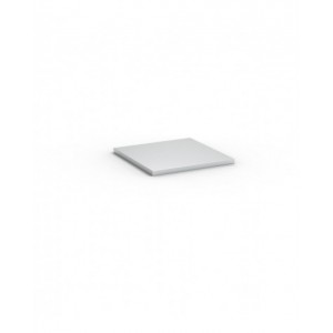 Top in acciaio inox, L561 x P573 x H23 mm