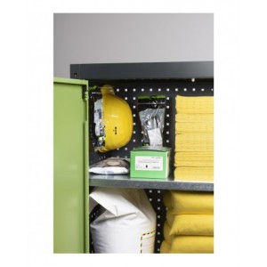 Armadio per fitosanitari, pesticidi e prodotti chimici con vasca stagna esterna, L944 x P540 x H1900 mm