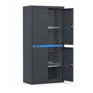 Armadio per officina e industria ad ante a battente, L912 x P496 x H1900 mm