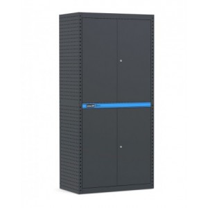 Armadio per officina e industria ad ante a battente, L912 x P496 x H1900 mm