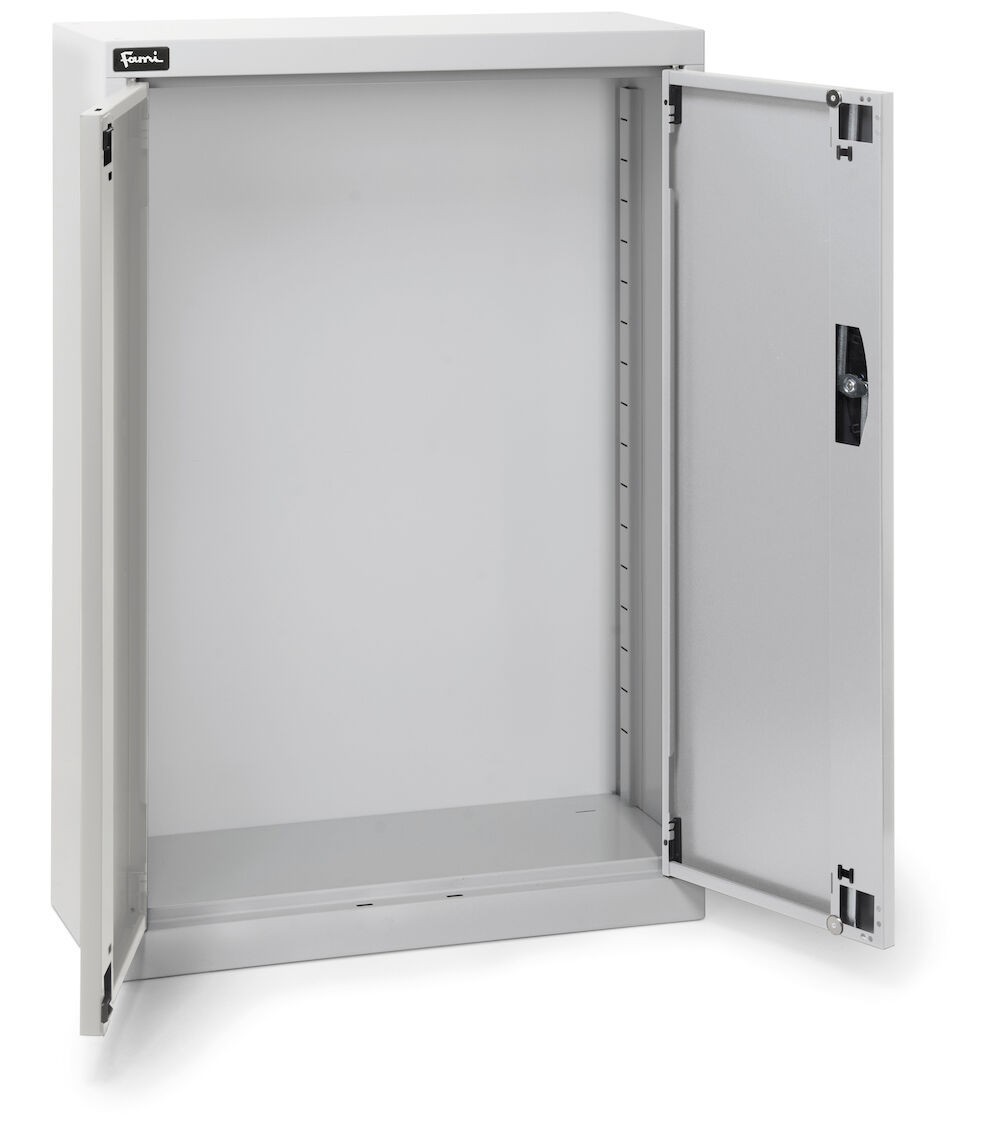 Armadio portacontenitori vuoto a battente per Picking Box Air, L700 x P267 x H1001 mm, grigio chiaro