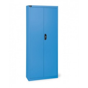 Armadio portacontenitori vuoto a battente per Picking Box Air, L700 x P267 x H1651 mm, blu