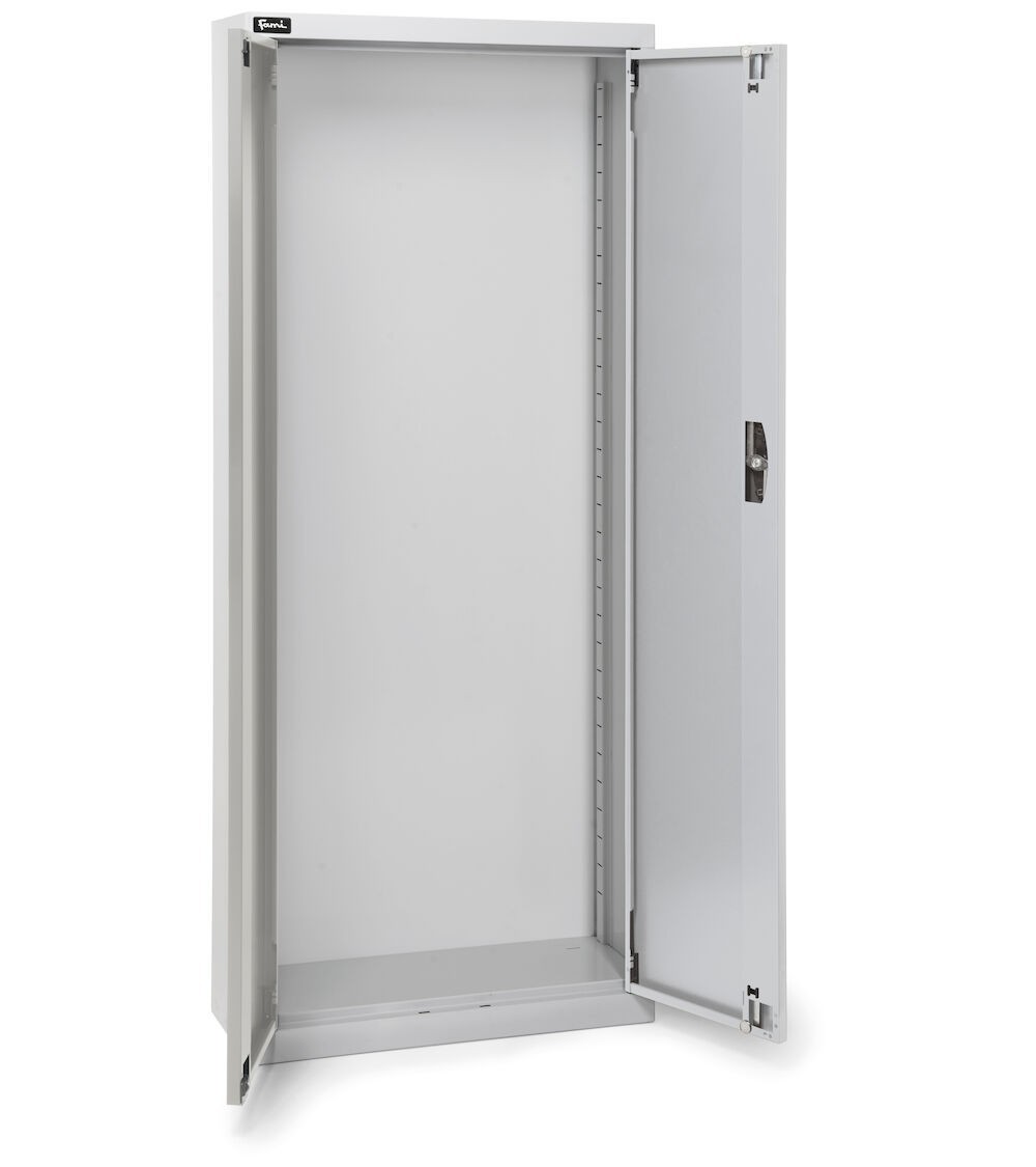 Armadio portacontenitori vuoto a battente per Picking Box Air, L700 x P267 x H1651 mm, grigio chiaro