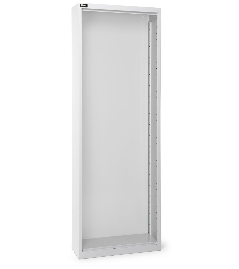 Armadio portacontenitori vuoto e senza porte per contenitori Picking Box Air, L700 x P267 x H1996 mm, grigio chiaro