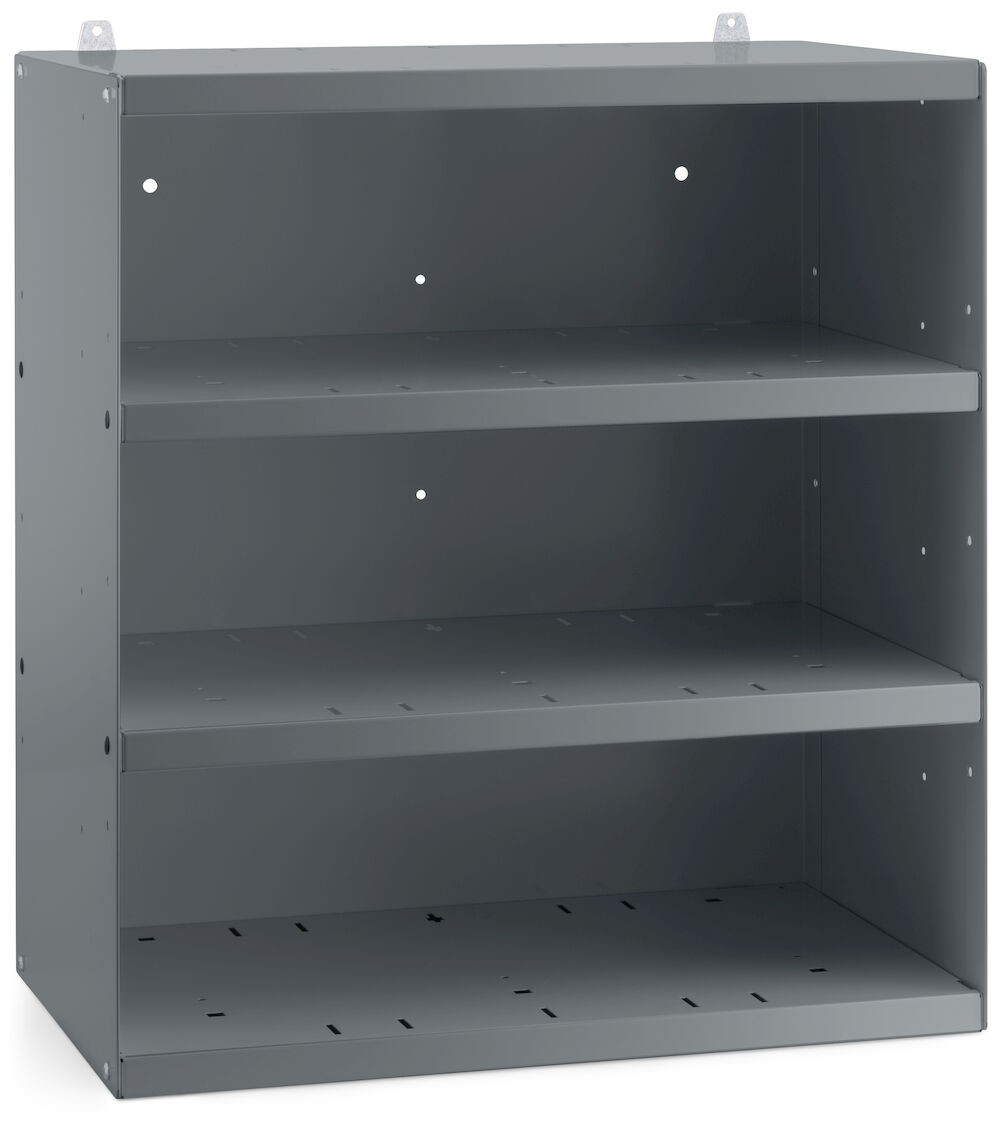 Scaffale vuoto a 4 piani per contenitori RK Box Air, L496 x P304 x H546 mm