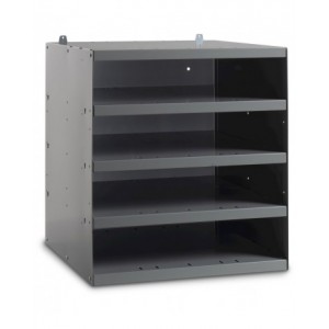 Scaffale vuoto a 5 piani per cassette RK Box Classic, L496 x P504 x H546 mm