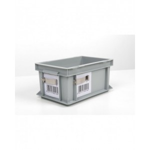 Porta etichette per cassetta Euro Box, L84 x P13 x H20 mm