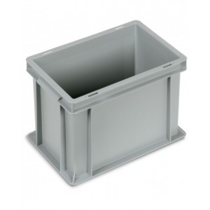 Contenitore Euro Box, L300 x P200 x H220 mm, maniglie a conchiglia