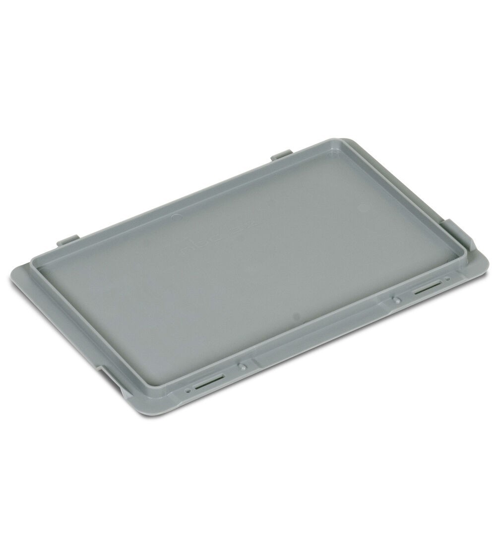 Coperchio a cerniera in polipropilene per cassetta Euro Box, L300 x P200 x H22 mm