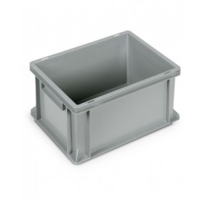 Contenitore Euro Box, L400 x P300 x H220 mm, maniglie chiuse