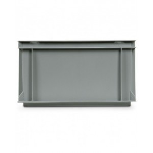 Contenitore Euro Box, L400 x P300 x H220 mm, fondo rinforzato, maniglie aperte