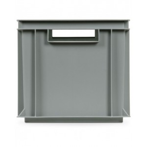 Contenitore Euro Box, L400 x P300 x H270 mm, fondo rinforzato, maniglie aperte