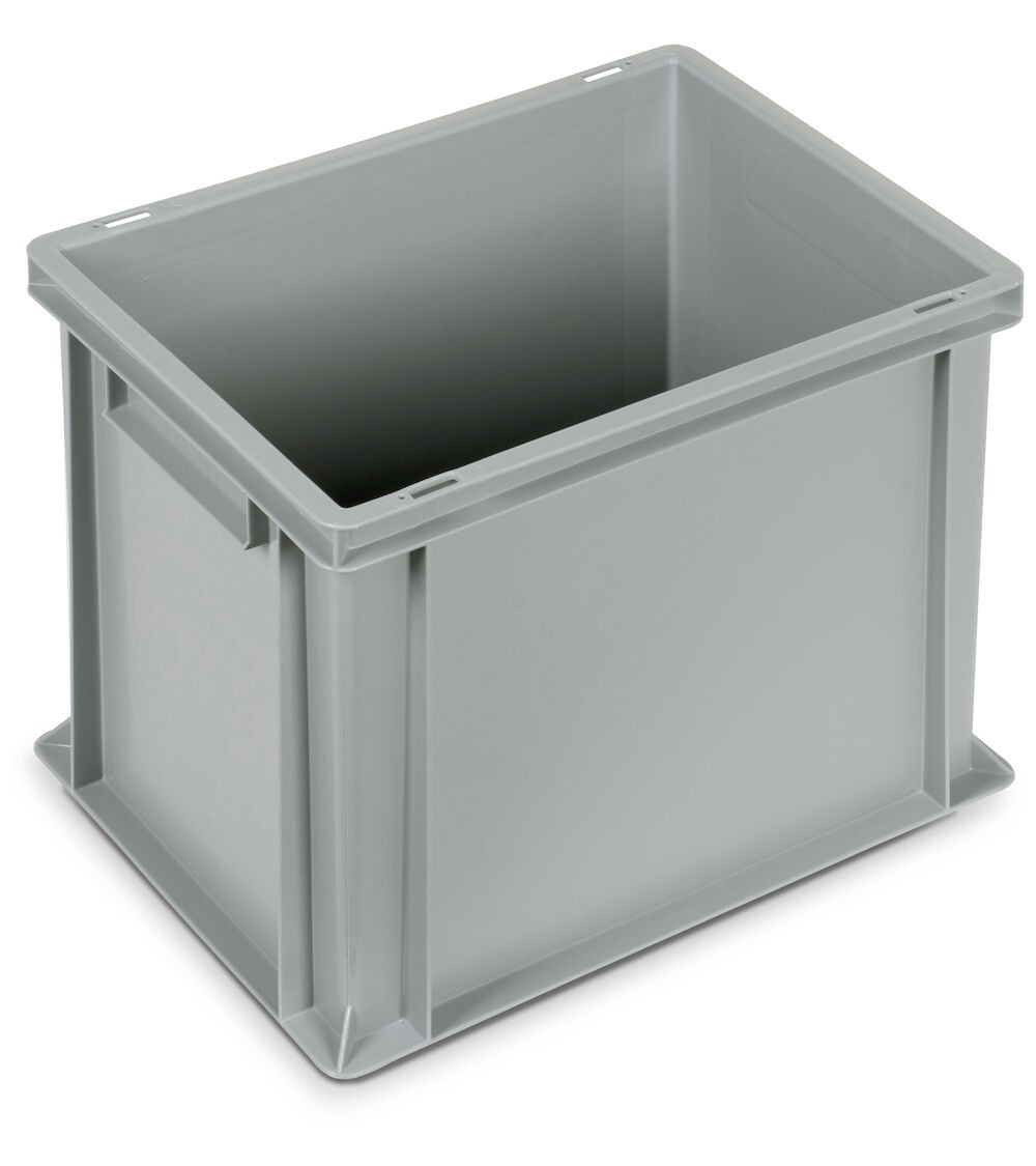 Contenitore Euro Box, L400 x P300 x H320 mm, maniglie chiuse