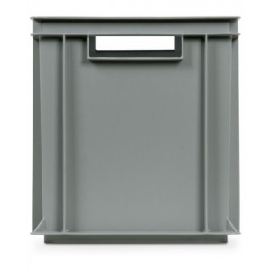 Contenitore Euro Box, L400 x P300 x H320 mm, fondo rinforzato, maniglie aperte