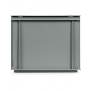 Contenitore Euro Box, L400 x P300 x H320 mm, fondo rinforzato, maniglie aperte