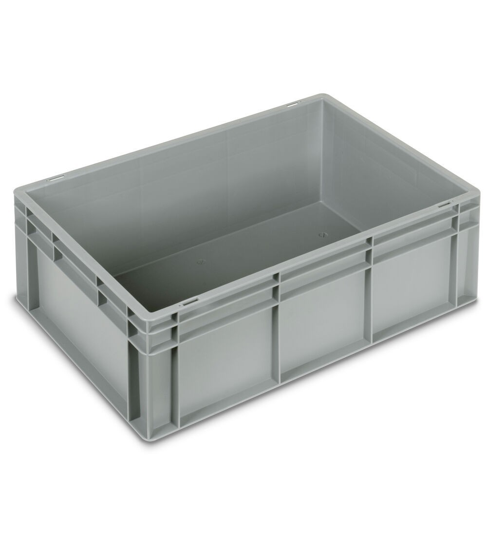 Contenitore Euro Box, L600 x P400 x H220 mm, maniglie chiuse