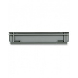 Contenitore Euro Box, L600 x P400 x H120 mm, maniglie a conchiglia