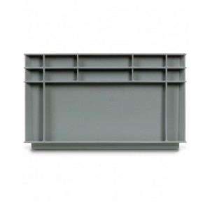 Contenitore Euro Box, L600 x P400 x H236 mm, maniglie chiuse