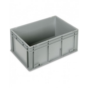 Contenitore Euro Box, L600 x P400 x H280 mm, maniglie chiuse