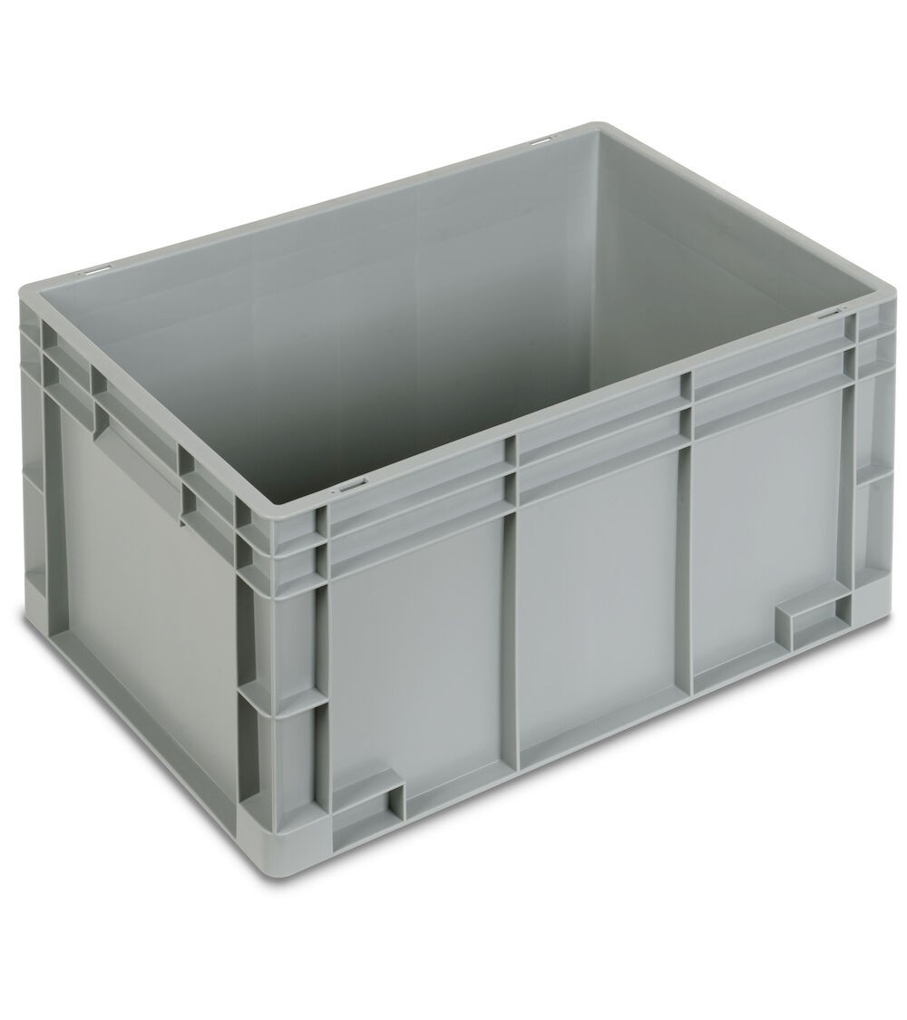 Contenitore Euro Box, L600 x P400 x H320 mm, maniglie chiuse