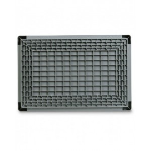 Contenitore Euro Box, L600 x P400 x H320 mm, fondo rinforzato, maniglie aperte