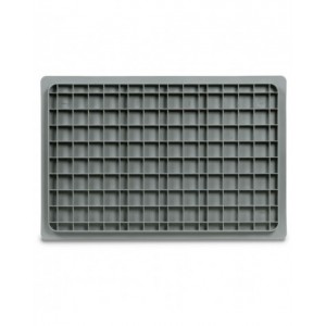 Contenitore Euro Box, L600 x P400 x H418 mm, fondo rinforzato, maniglie aperte