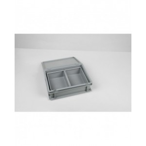 Cassetta divisorio in plastica per cassetta Euro Box, L274 x P87 x H110 mm