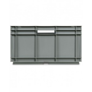 Contenitore Euro Box, L800 x P600 x H320 mm, fondo modulare, maniglie aperte
