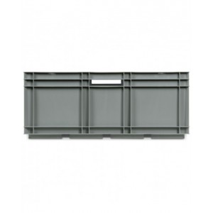 Contenitore Euro Box, L800 x P600 x H320 mm, fondo modulare, maniglie aperte