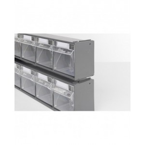 Cassettiera porta minuteria Visual Box, 3 cassetti, L600 x P210 x H242 mm