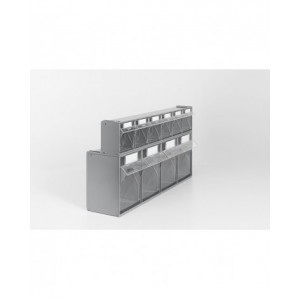 Cassettiera porta minuteria Visual Box, 3 cassetti, L600 x P210 x H242 mm